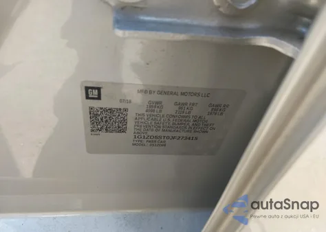 2018 Chevrolet Malibu Lt из США, поврежденный, VIN 1G1ZD5ST0JF273415